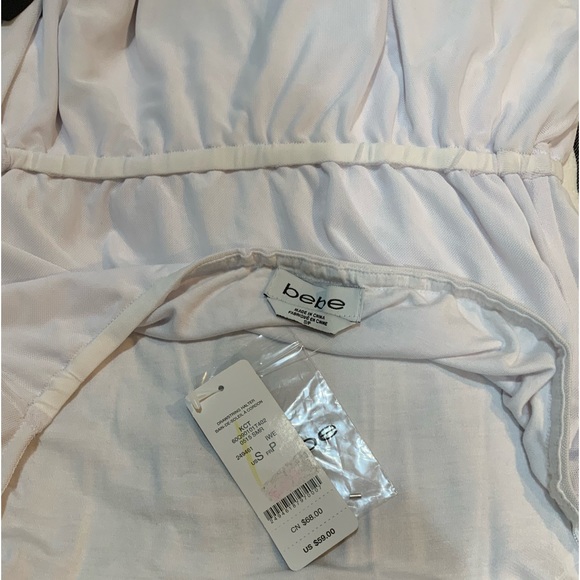 Bebe white top with crystals - Picture 4 of 6